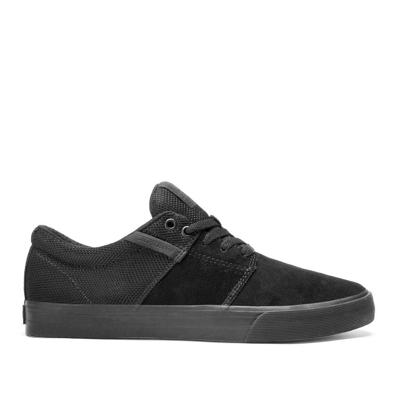 Buty Supra STACKS II VULC - Sneakersy Niskie Męskie - Czarne (JEGN-21857)